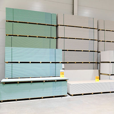 Καλή τιμή ανθεκτικός πίνακας γύψου εγγράφου νερού 12mm διακοσμητικός για το ανώτατο όριο σε απευθείας σύνδεση