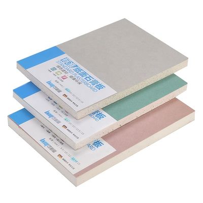 Καλή τιμή πίνακας γύψου εγγράφου 9.5mm παχύς πυρίμαχος για το εσωτερικό χώρισμα τοίχων σε απευθείας σύνδεση