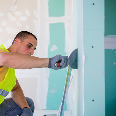 Καλή τιμή ανθεκτική γυψοσανίδα νερού 9mm πράσινη υποστηριγμένη για το χώρισμα ξηρών τοίχων σε απευθείας σύνδεση