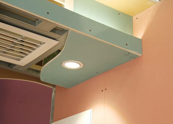 Καλή τιμή Εύκολη εγκατάσταση Γύψο 4x8ft 12mm για εμπορικά κτίρια διαχωριστικά και ηχομόνωση σε απευθείας σύνδεση