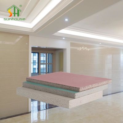 Ηχητική μόνωση Γύψο πλάκας οροφή 1220X2440Mm Εσωτερικό μη καύσιμο πυρόστακτο γύψο